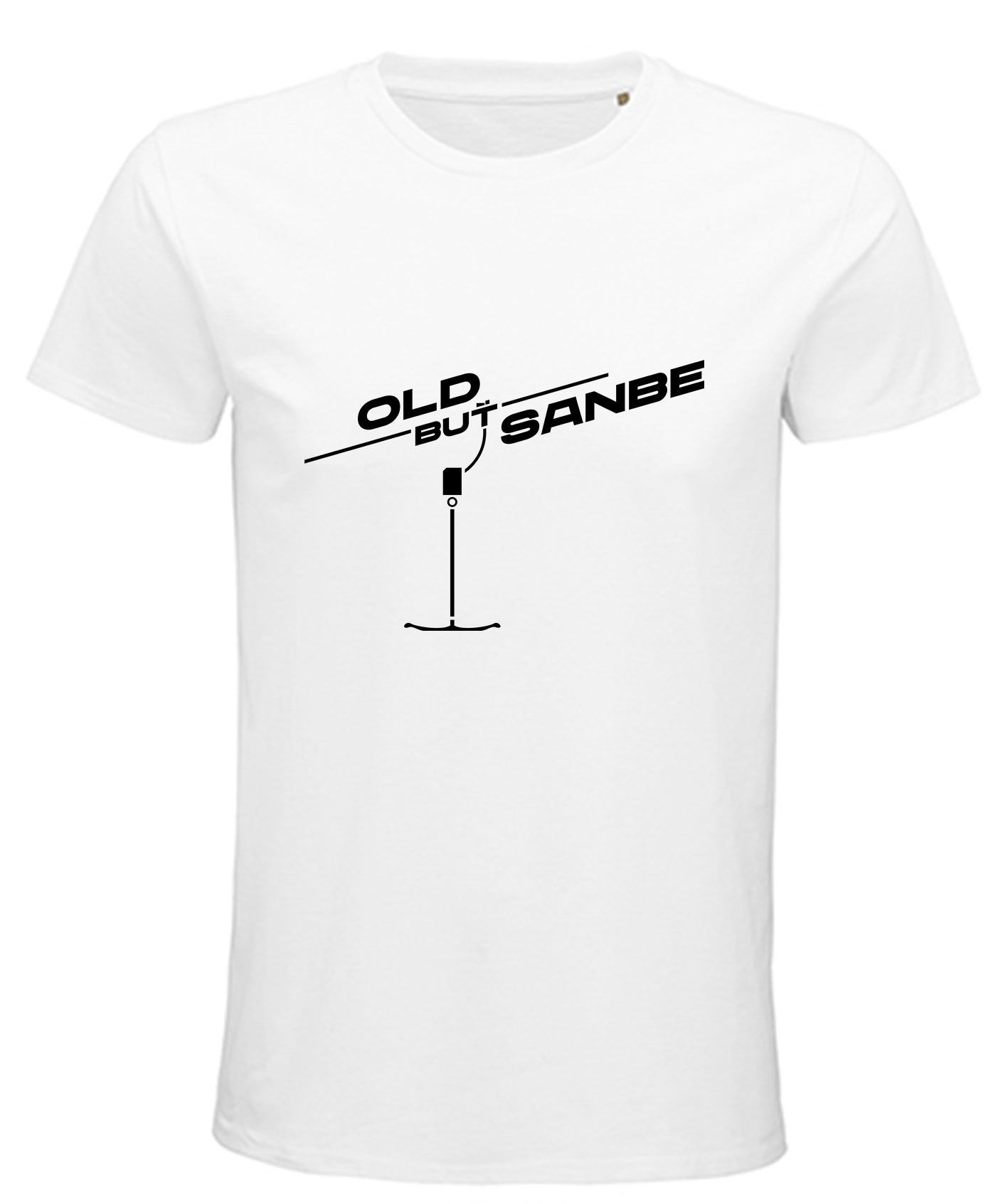 T-shirt Old but SanBe Moesa Boutique, design vintage che celebra la tradizione e la cultura di San Bernardino
