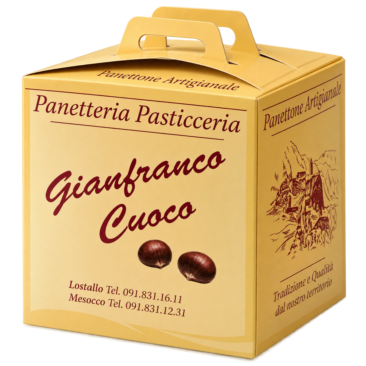 Panettone alle castagne artigianale