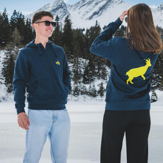 Felpa Hoodie con zip - Moesa Boutique