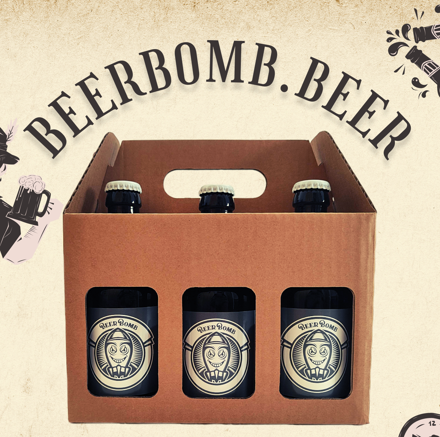 Confezione 6 birre Beer Bomb