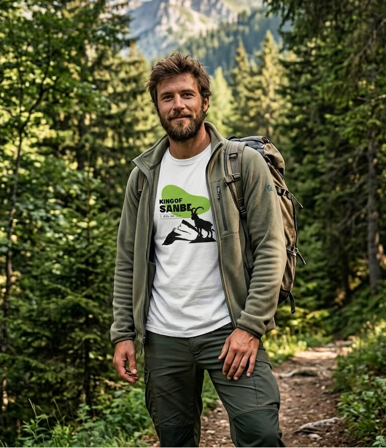 T-shirt King of Sanbe - Stambecco