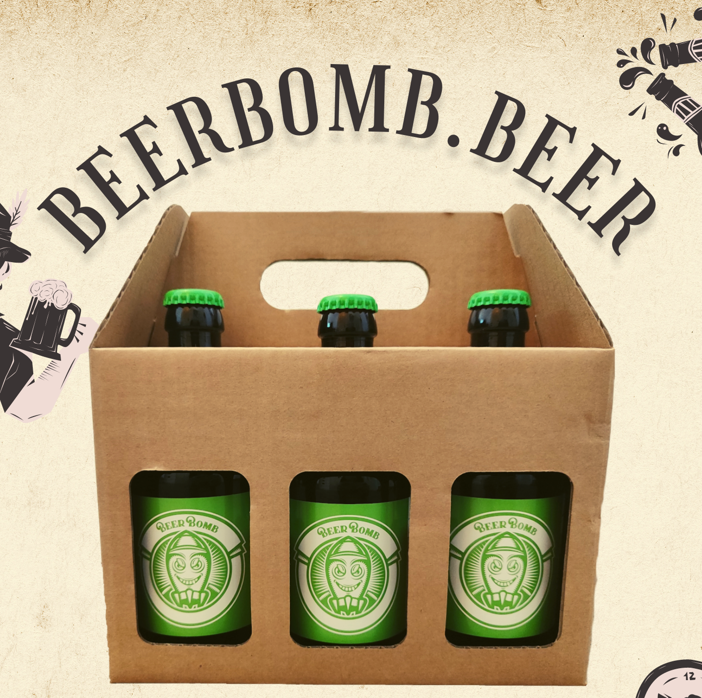 Confezione 6 birre Beer Bomb