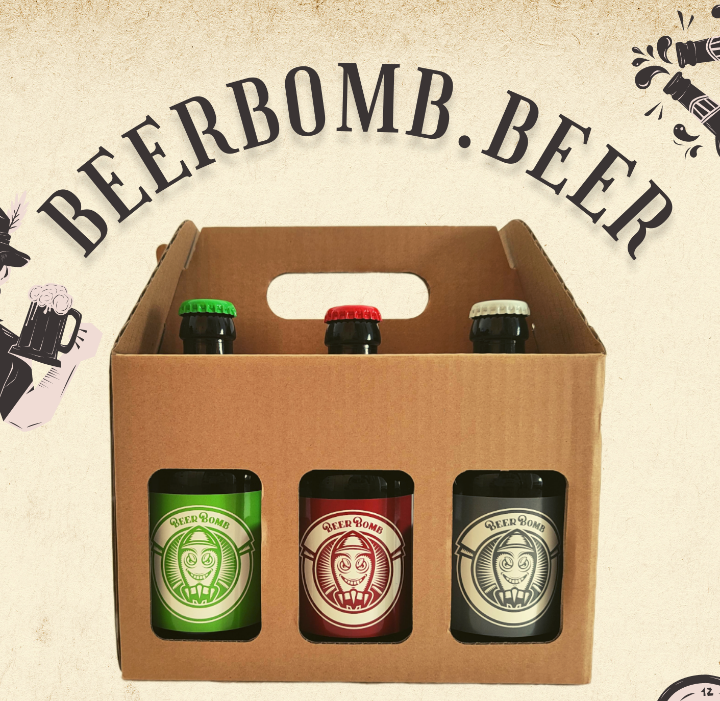 Confezione 6 birre Beer Bomb