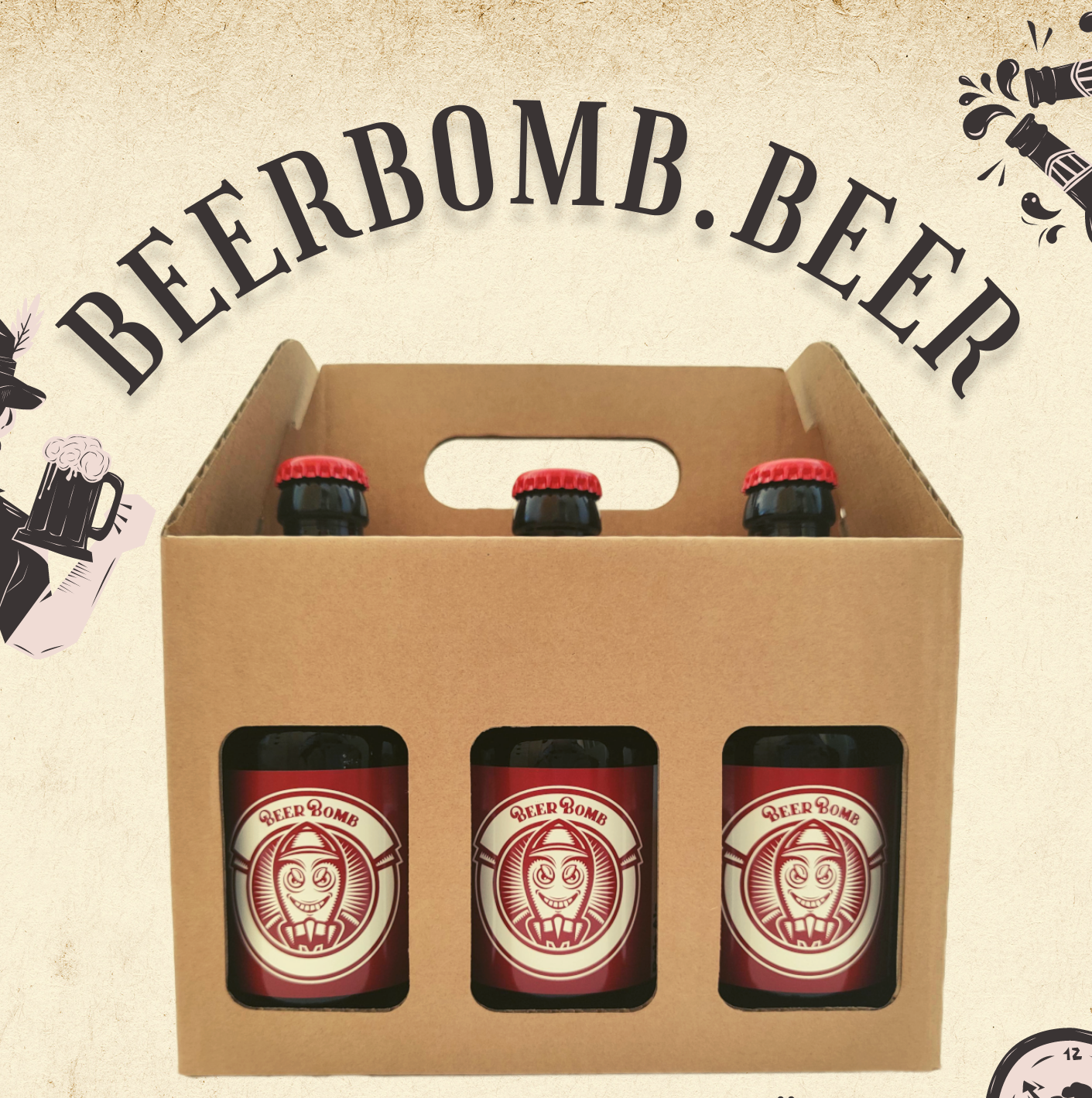 Confezione 6 birre Beer Bomb