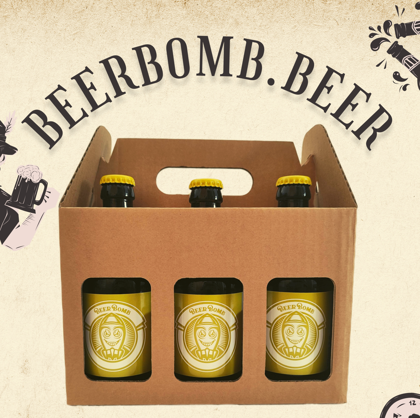 Confezione 6 birre Beer Bomb